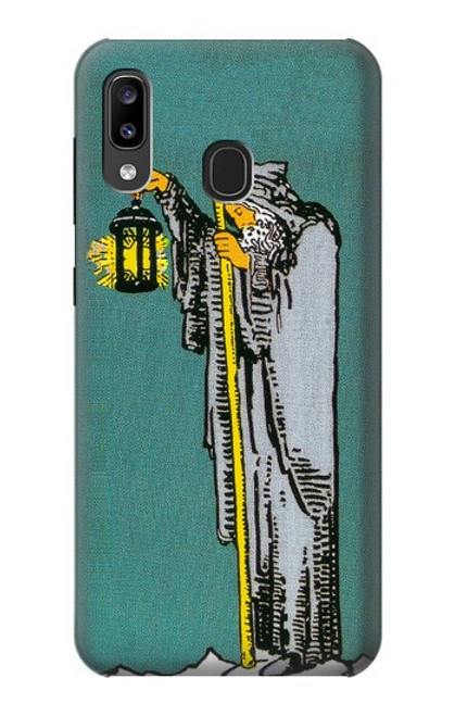 W3741 Tarot Card The Hermit Funda Carcasa Case y Caso Del Tirón Funda para Samsung Galaxy A20, Galaxy A30