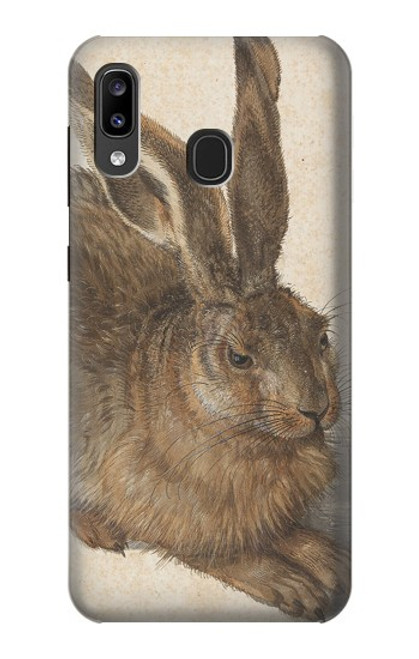 W3781 Albrecht Durer Young Hare Funda Carcasa Case y Caso Del Tirón Funda para Samsung Galaxy A20, Galaxy A30