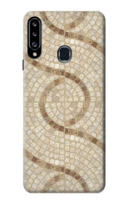 W3703 Mosaic Tiles Funda Carcasa Case y Caso Del Tirón Funda para Samsung Galaxy A20s