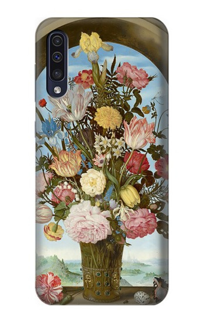 W3749 Vase of Flowers Funda Carcasa Case y Caso Del Tirón Funda para Samsung Galaxy A50