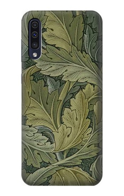 W3790 William Morris Acanthus Leaves Funda Carcasa Case y Caso Del Tirón Funda para Samsung Galaxy A50