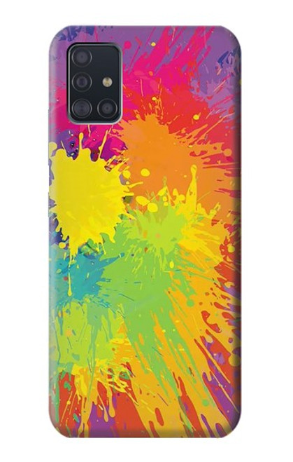 W3675 Color Splash Funda Carcasa Case y Caso Del Tirón Funda para Samsung Galaxy A51 5G