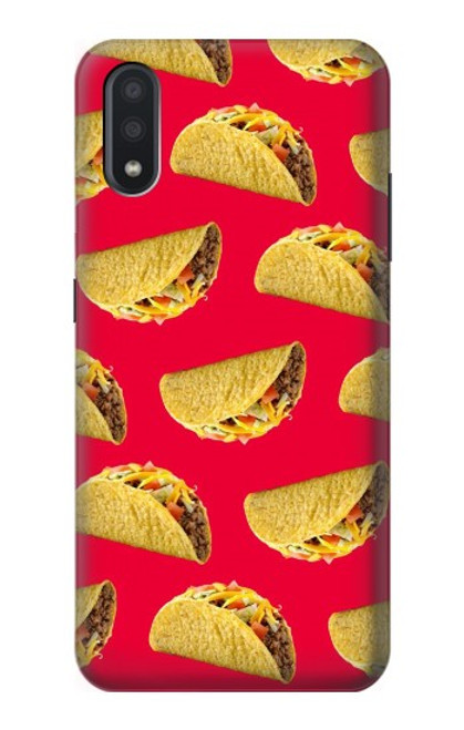 W3755 Mexican Taco Tacos Funda Carcasa Case y Caso Del Tirón Funda para Samsung Galaxy A01