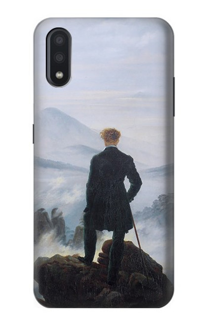 W3789 Wanderer above the Sea of Fog Funda Carcasa Case y Caso Del Tirón Funda para Samsung Galaxy A01