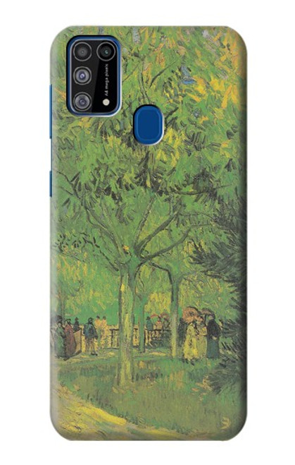 W3748 Van Gogh A Lane in a Public Garden Funda Carcasa Case y Caso Del Tirón Funda para Samsung Galaxy M31