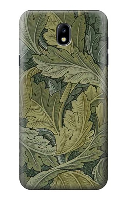 W3790 William Morris Acanthus Leaves Funda Carcasa Case y Caso Del Tirón Funda para Samsung Galaxy J7 (2018), J7 Aero, J7 Top, J7 Aura, J7 Crown, J7 Refine, J7 Eon, J7 V 2nd Gen, J7 Star