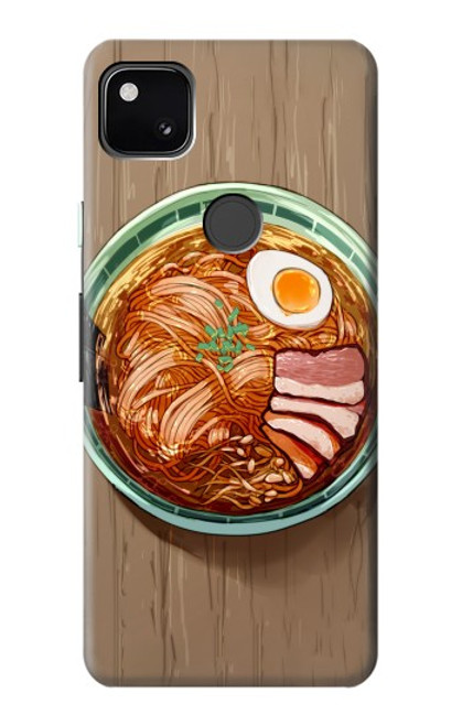 W3756 Ramen Noodles Funda Carcasa Case y Caso Del Tirón Funda para Google Pixel 4a