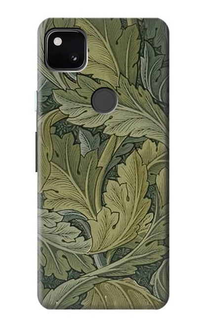 W3790 William Morris Acanthus Leaves Funda Carcasa Case y Caso Del Tirón Funda para Google Pixel 4a