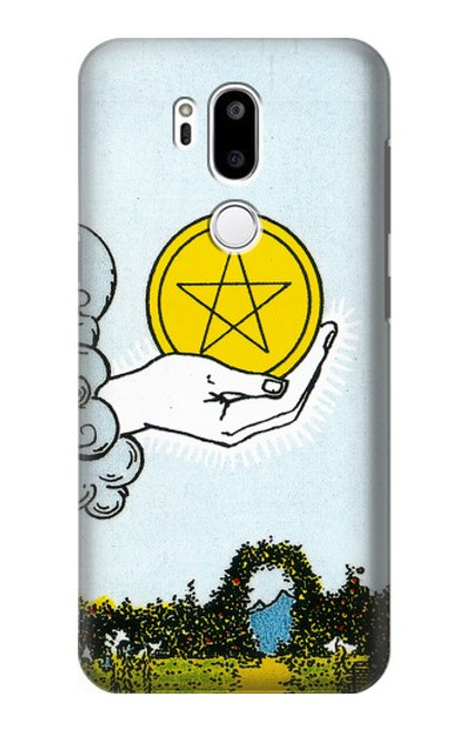 W3722 Tarot Card Ace of Pentacles Coins Funda Carcasa Case y Caso Del Tirón Funda para LG G7 ThinQ