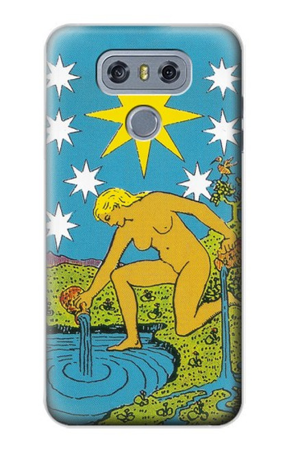 W3744 Tarot Card The Star Funda Carcasa Case y Caso Del Tirón Funda para LG G6