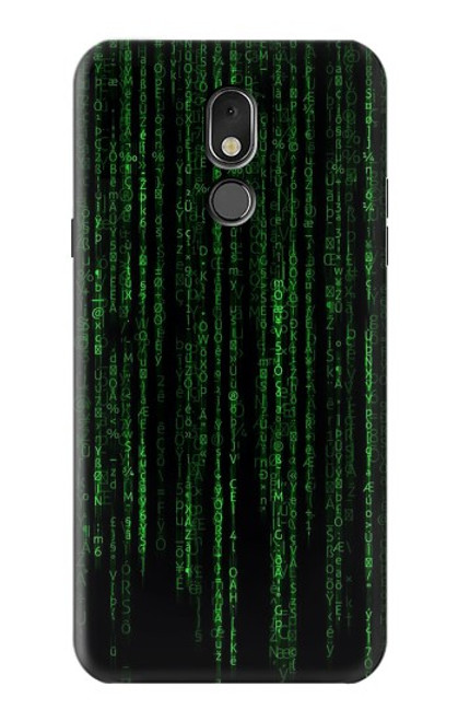 W3668 Binary Code Funda Carcasa Case y Caso Del Tirón Funda para LG Stylo 5