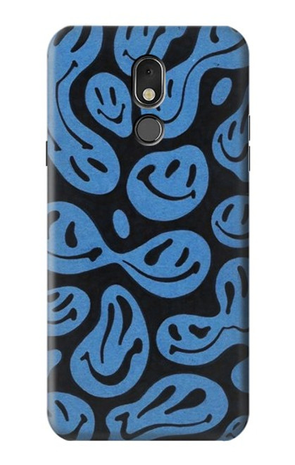 W3679 Cute Ghost Pattern Funda Carcasa Case y Caso Del Tirón Funda para LG Stylo 5