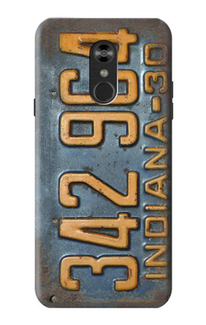 W3750 Vintage Vehicle Registration Plate Funda Carcasa Case y Caso Del Tirón Funda para LG Q Stylo 4, LG Q Stylus