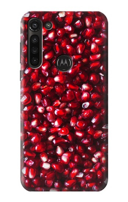 W3757 Pomegranate Funda Carcasa Case y Caso Del Tirón Funda para Motorola Moto G8 Power