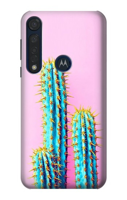 W3673 Cactus Funda Carcasa Case y Caso Del Tirón Funda para Motorola Moto G8 Plus