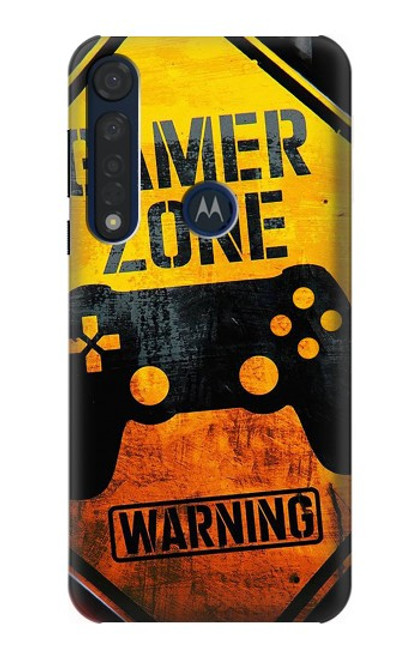 W3690 Gamer Zone Funda Carcasa Case y Caso Del Tirón Funda para Motorola Moto G8 Plus