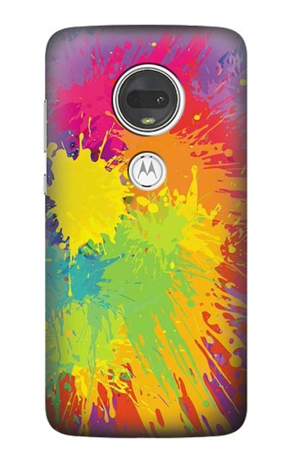 W3675 Color Splash Funda Carcasa Case y Caso Del Tirón Funda para Motorola Moto G7, Moto G7 Plus