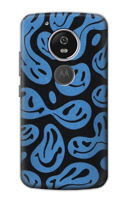 W3679 Cute Ghost Pattern Funda Carcasa Case y Caso Del Tirón Funda para Motorola Moto G6 Play, Moto G6 Forge, Moto E5