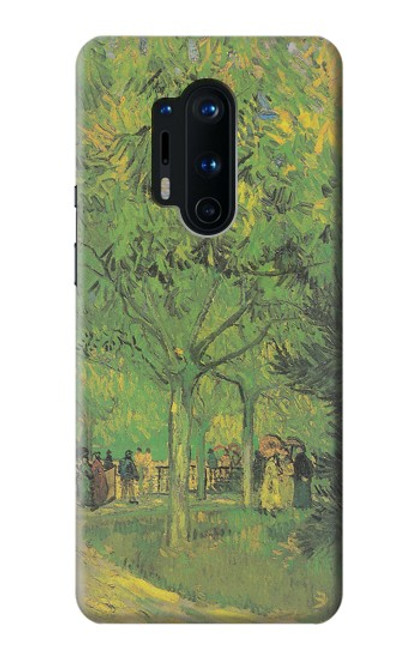 W3748 Van Gogh A Lane in a Public Garden Funda Carcasa Case y Caso Del Tirón Funda para OnePlus 8 Pro