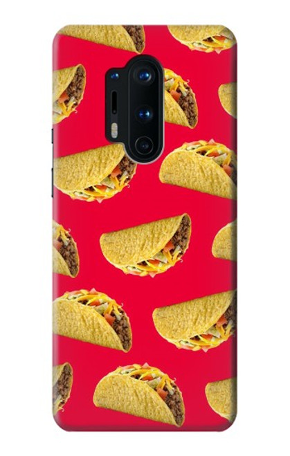 W3755 Mexican Taco Tacos Funda Carcasa Case y Caso Del Tirón Funda para OnePlus 8 Pro