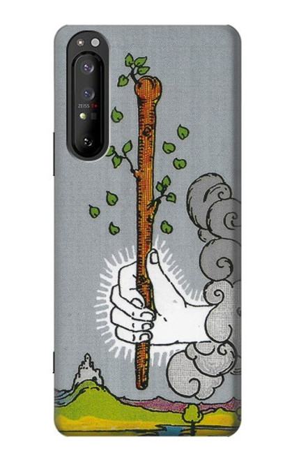 W3723 Tarot Card Age of Wands Funda Carcasa Case y Caso Del Tirón Funda para Sony Xperia 1 II