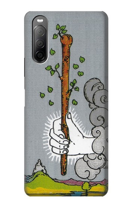 W3723 Tarot Card Age of Wands Funda Carcasa Case y Caso Del Tirón Funda para Sony Xperia 10 II