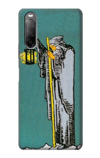 W3741 Tarot Card The Hermit Funda Carcasa Case y Caso Del Tirón Funda para Sony Xperia 10 II