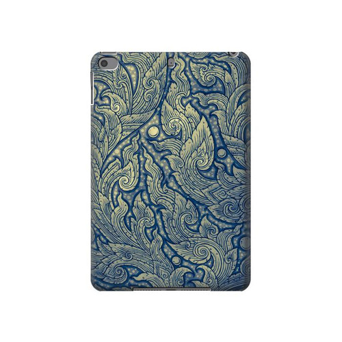 W0568 Thai Art Funda Carcasa Case para iPad mini 4, iPad mini 5, iPad mini 5 (2019)