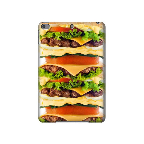 W0790 Hamburger Funda Carcasa Case para iPad mini 4, iPad mini 5, iPad mini 5 (2019)