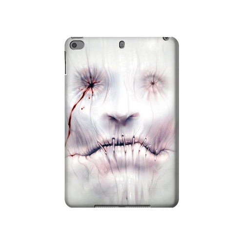 W0884 Horror Face Funda Carcasa Case para iPad mini 4, iPad mini 5, iPad mini 5 (2019)