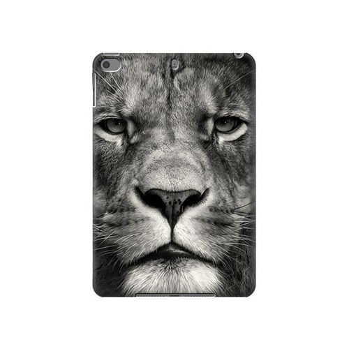 W1352 Lion Face Funda Carcasa Case para iPad mini 4, iPad mini 5, iPad mini 5 (2019)