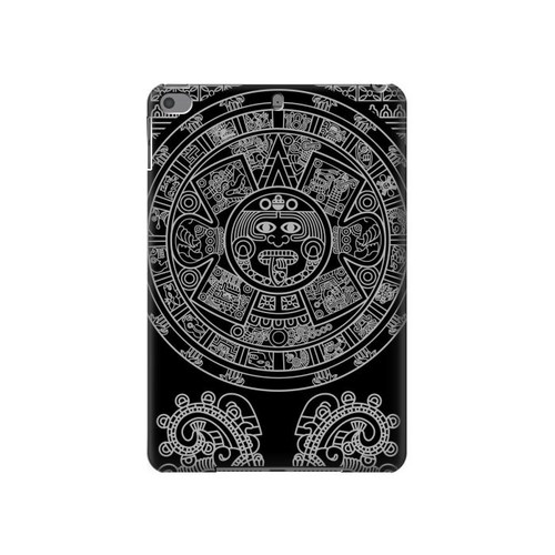 W1838 Mayan Pattern Funda Carcasa Case para iPad mini 4, iPad mini 5, iPad mini 5 (2019)