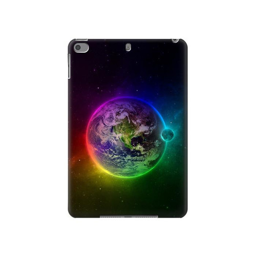 W2570 Colorful Planet Funda Carcasa Case para iPad mini 4, iPad mini 5, iPad mini 5 (2019)