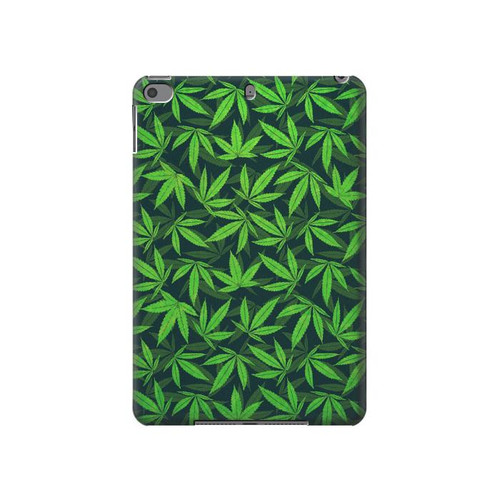 W2666 Marijuana Pattern Funda Carcasa Case para iPad mini 4, iPad mini 5, iPad mini 5 (2019)
