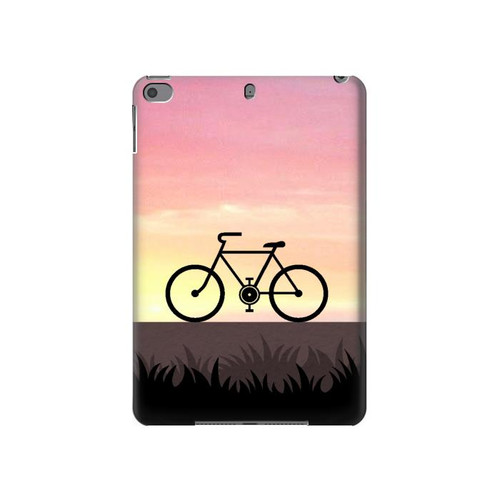 W3252 Bicycle Sunset Funda Carcasa Case para iPad mini 4, iPad mini 5, iPad mini 5 (2019)