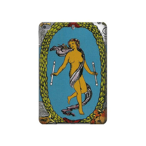 W3746 Tarot Card The World Funda Carcasa Case para iPad mini 4, iPad mini 5, iPad mini 5 (2019)