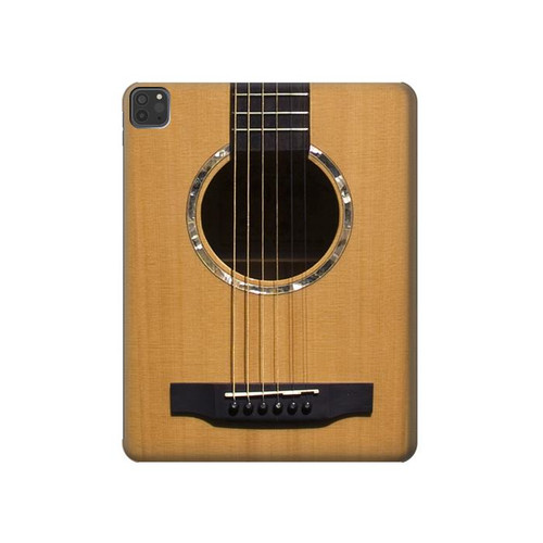 W0057 Acoustic Guitar Funda Carcasa Case para iPad Pro 11 (2021,2020,2018, 3rd, 2nd, 1st)