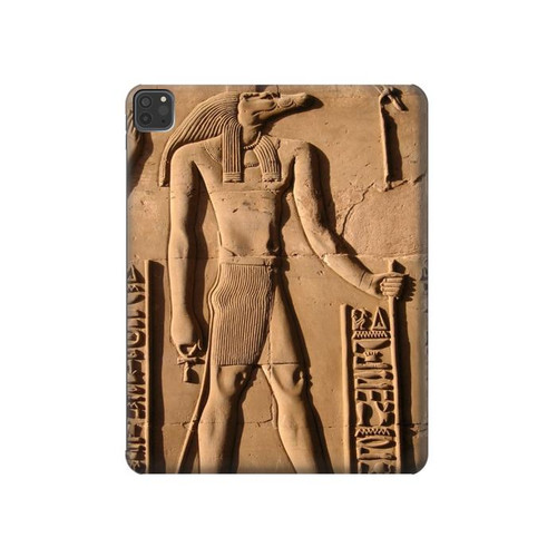 W0391 Egyptian Sobek Funda Carcasa Case para iPad Pro 11 (2021,2020,2018, 3rd, 2nd, 1st)
