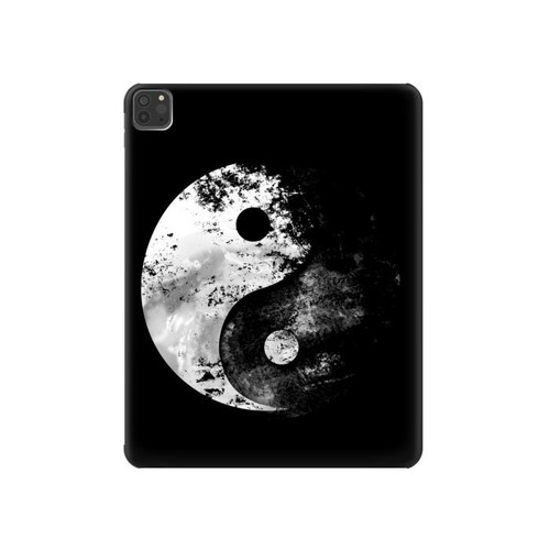 W1372 Moon Yin-Yang Funda Carcasa Case para iPad Pro 11 (2021,2020,2018, 3rd, 2nd, 1st)