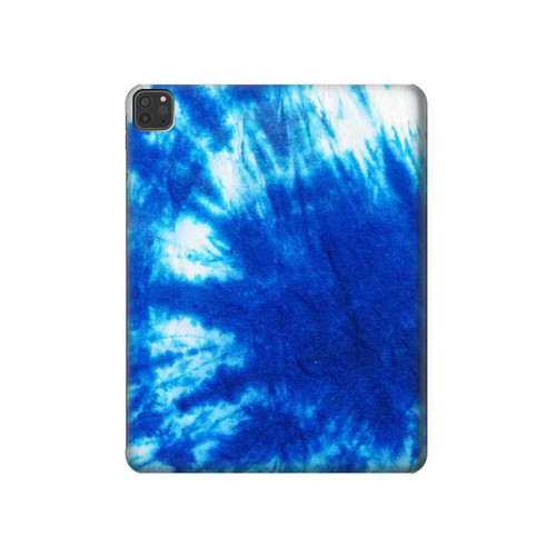 W1869 Tie Dye Blue Funda Carcasa Case para iPad Pro 11 (2021,2020,2018, 3rd, 2nd, 1st)