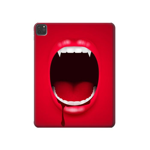 W2103 Vampire Mouth Funda Carcasa Case para iPad Pro 11 (2021,2020,2018, 3rd, 2nd, 1st)