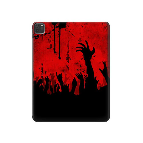 W2458 Zombie Hands Funda Carcasa Case para iPad Pro 11 (2021,2020,2018, 3rd, 2nd, 1st)