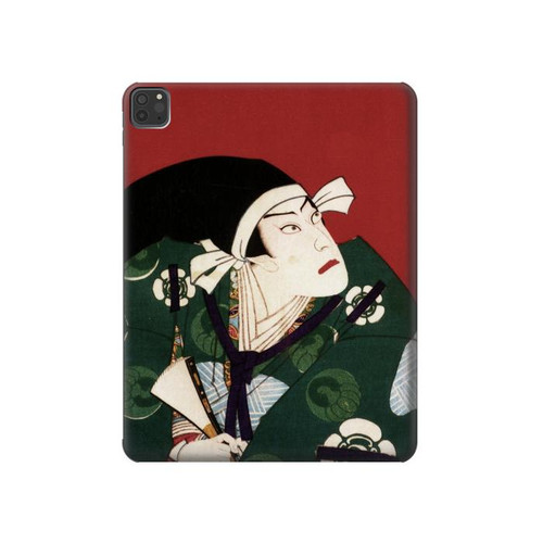 W2498 Japan Art Toyohara Kunichika Funda Carcasa Case para iPad Pro 11 (2021,2020,2018, 3rd, 2nd, 1st)