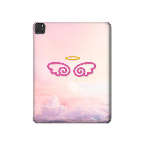 W2514 Cute Angel Wings Funda Carcasa Case para iPad Pro 11 (2021,2020,2018, 3rd, 2nd, 1st)