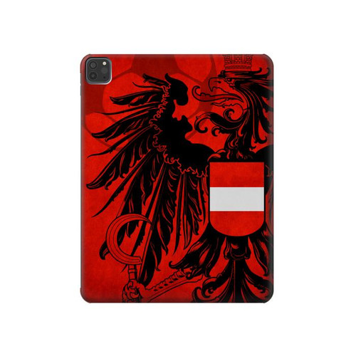 W3004 Austria Football Soccer Funda Carcasa Case para iPad Pro 11 (2021,2020,2018, 3rd, 2nd, 1st)