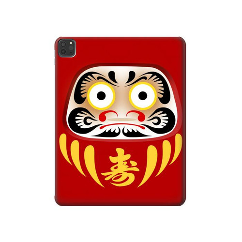 W3045 Japan Good Luck Daruma Doll Funda Carcasa Case para iPad Pro 11 (2021,2020,2018, 3rd, 2nd, 1st)