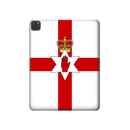 W3089 Flag of Northern Ireland Funda Carcasa Case para iPad Pro 11 (2021,2020,2018, 3rd, 2nd, 1st)
