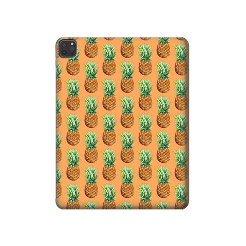 W3258 Pineapple Pattern Funda Carcasa Case para iPad Pro 11 (2021,2020,2018, 3rd, 2nd, 1st)