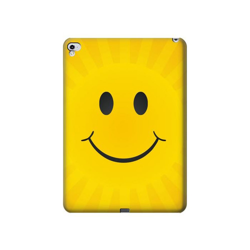 W1146 Yellow Sun Smile Funda Carcasa Case para iPad Pro 12.9 (2015,2017)