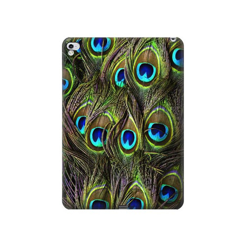 W1965 Peacock Feather Funda Carcasa Case para iPad Pro 12.9 (2015,2017)